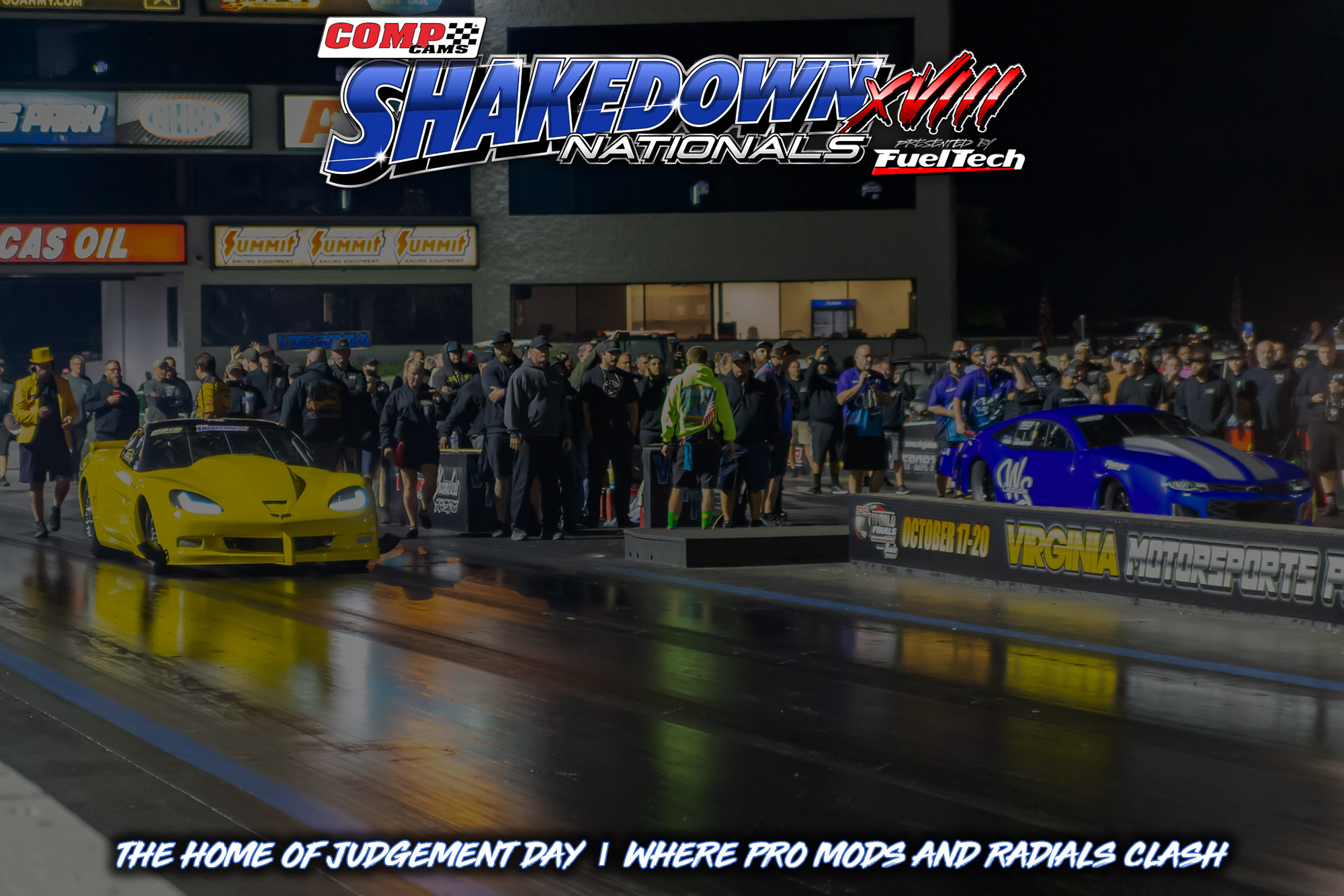 COMP Cams Shakedown Nationals, presented by: FuelTech Returns on September 16-19 to Virginia
