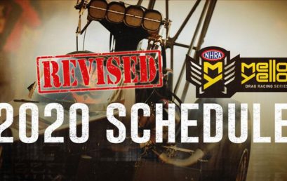 NHRA Announces Revised Schedule for Mello Yello Drag Racing Series, Virginia NHRA Nationals Cancelled for 2020