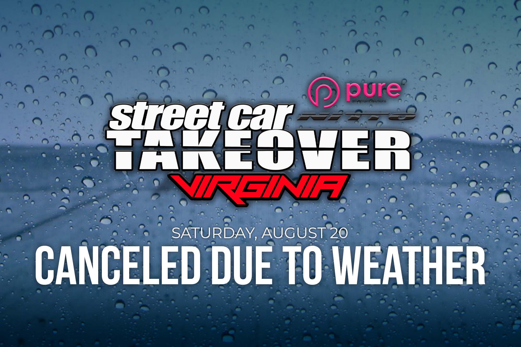 Street Car Takeover Cancelled Due to Weather