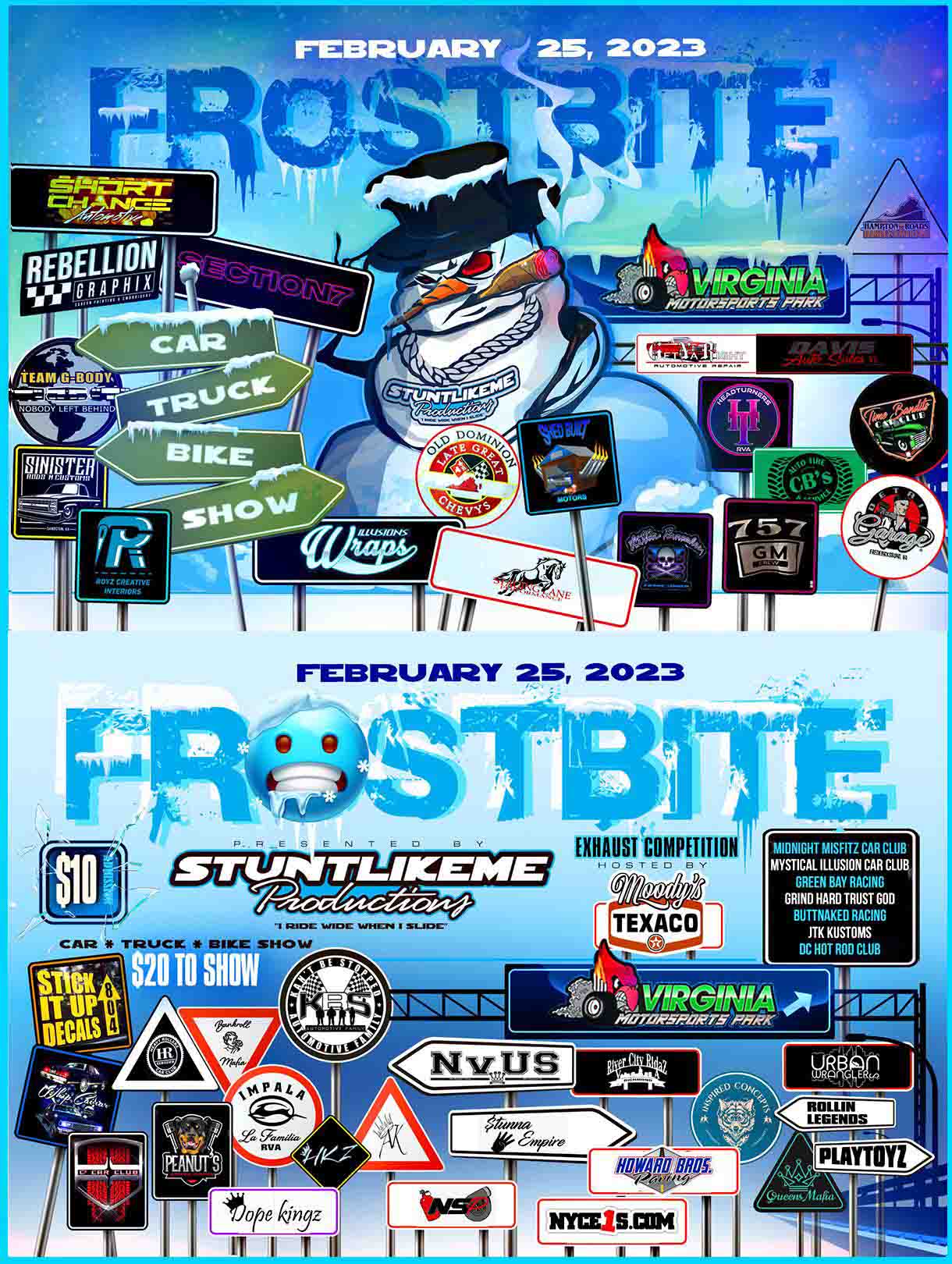 Frostbite, Vol. 3 Car, Truck and Bike Show Virginia Motorsports Park