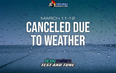 Canceled Due To Weather: Test & Tune (March 11-12)