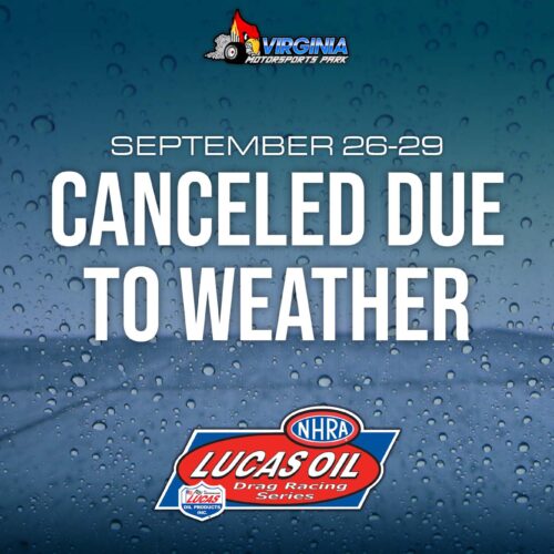 Event Canceled – NHRA Lucas Oil Drag Racing Series